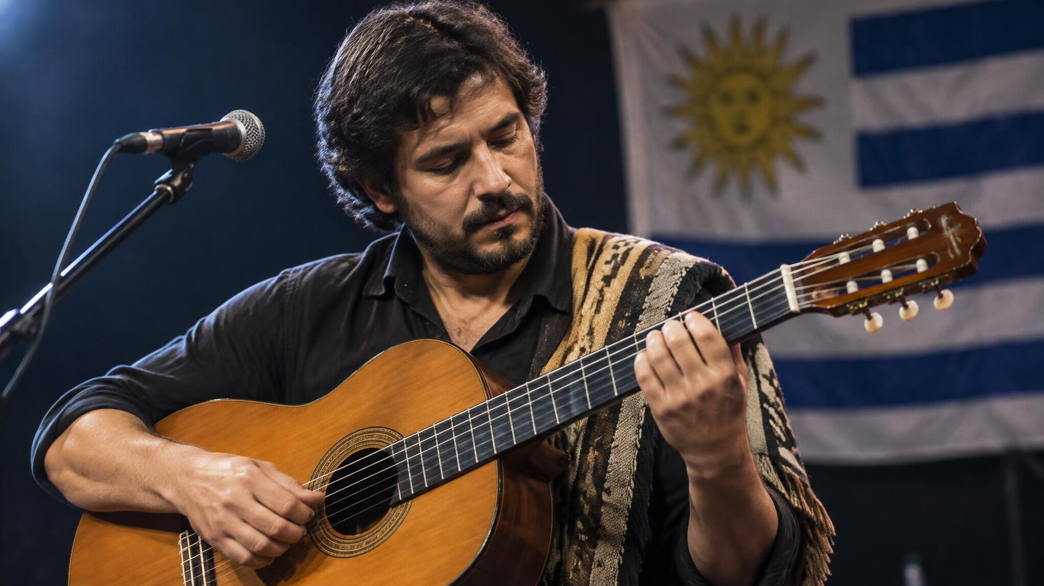 uruguayan musician playing guitar