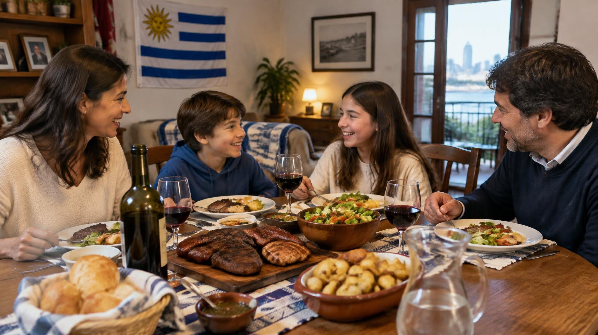 uruguayan family gathering
